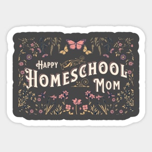 Happy Homeschool Mom Sticker